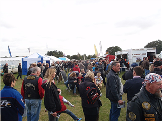 CRowd outside Copdock 2012